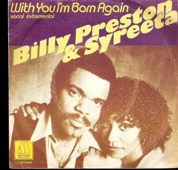 Billy Preston And Syreeta- With You I'm Born Again -Motown vinyl single /Soul -R&B - 1