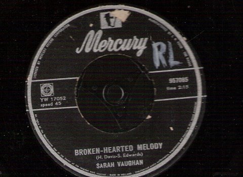 Sarah Vaughan- Broken-Hearted Melody- Misty- Soul /R&B 1959 single - 1