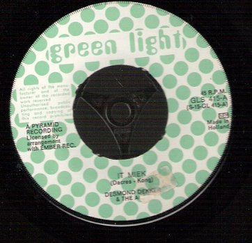 Desmond Dekker & The Aces- It Miek- Problems- Green Light [original Ember DUTCH 1969] SKA - 1