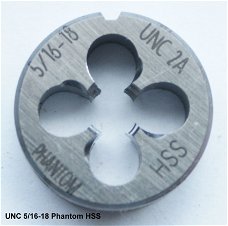 UNC Snijplaat 5/16" Phantom HSS