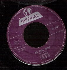 Fats Domino My Real Name- My Heart Is Bleeding-1962/Netherlands pressed R&B vinyl single