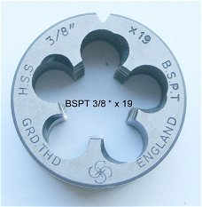 Snijplaat B.S.P.T 3/8"x19 HSS