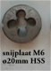 Snijplaat Metrisch 6 HSS - 1 - Thumbnail