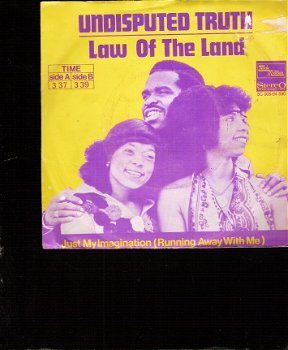 Undisputed Truth- Law of the Land- Just My Imagination- Tamla Motown vinylsingle - 1