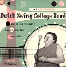 Dutch Swing College Band and Neva Raphaello -EP When The Saints Go Marching In -Jazzvinyltopper 50s