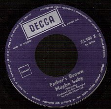 Father Brown -Maybe Baby - Belgium Psychedelic  Rock 1970 vinylsingle