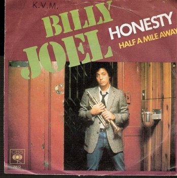 Billy Joel -Honesty & Half A Mile Away - 1979 vinyl classic -single - 1