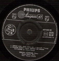 Errol Garner /EP Sweet Sue, Just You & Please don't talk about_ Help Lovin' /EP JAZZ