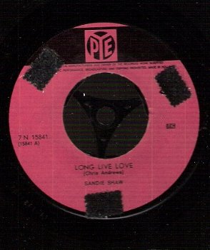 Sandie Shaw - Long Live Love / I've Heard About Him- 1965 - vinyl single SIXTIES - 1
