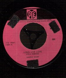 Sandie Shaw - Long Live Love /  I've Heard About Him- 1965  - vinyl single SIXTIES