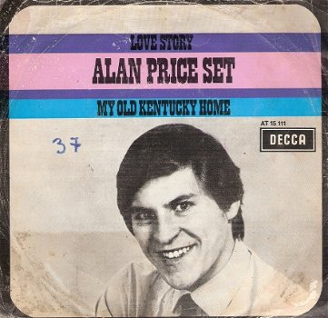 Alan Price - Love Story / My Old Kentucky Home -1968 - vinyl single Dutch PS - 1