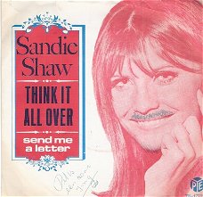 Sandie Shaw - Think It Over  / Send Me A Letter - 1969 - vinyl single Dutch PS