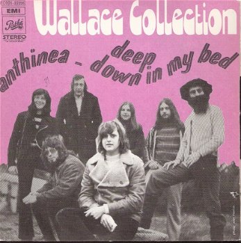 Wallace Collection - Anthinea / Deep Down In My Bed - 1972 - vinyl single Belgian PS - 1