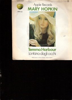 Mary Hopkin - Temma Harbour/Lontano Dagli Occhi -1970 - Duitse persing -vinyl single met fotohoes - 1