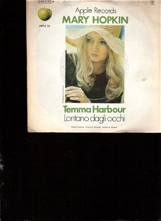 Mary Hopkin - Temma Harbour/Lontano Dagli Occhi -1970 - Duitse persing -vinyl single met fotohoes