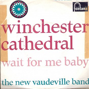 The New Vaudeville Band - Winchester Cathedral - 1966- vinylsingle SIXTIES met fotohoes - 1