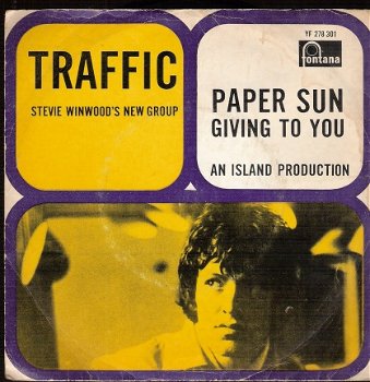 Traffic - Paper Sun - Giving To You - photo - 1967 - DUTCH PS - 1