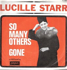 Lucille Starr - So Many Others / Gone  - 1965 - vinyl single met fotohoes Dutch PS