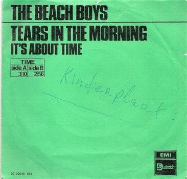 The Beach Boys -Tears In the Morning & It's About Time uit 1970 - 2