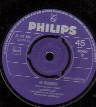Liesbeth List - In Oktober - Zolang - jaren 60 single - 1