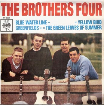 The Brothers Four -EP Greatest Hits(Blue Water-Line Green Leaves ea) 1962 vinyl EP-fotohoes - 1