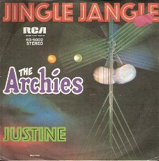 The Archies -Jingle Jangle - vinyl single jaren 60 in fotohoes -   SIXTIES
