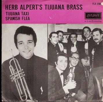 Herb Alpert and his Tijuana Brass - Tijuana Taxi -vinylsingle 1966 SIXTIES DUTCH - 1