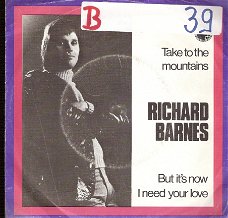 Richard Barnes - Take To The Mountains - But It's Now I Need Your Love -vinylsingle fotohoes