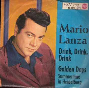 Mario Lanza –- Drink, Drink, Drink -single Fotohoes - 1