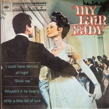 Soundtrack My Fair Lady - Andre Previn e.a. VINYL EP 60's - 1