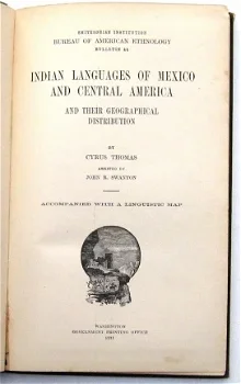 Indian Languages of Mexico & Central America 1911 Thomas - 1