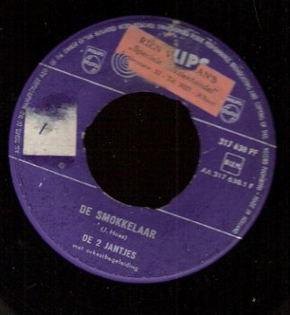 De Twee Jantjes - De Smokkelaar - Vinyl single 1958 - 1