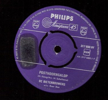 Bietenbouwers - Posthoorngalop - Klarinetten Polka -1956 - 1