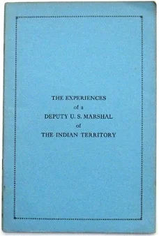 A Deputy US Marshal of the Indian Territory 1937 Jones - USA