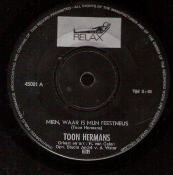 Toon Hermans - Mien Waar Is Mijn Feestneus - 1967 - 1