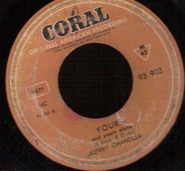 Kenny Chandler -Yours-It Might Have Been-Coral 83 903-1962 - 1