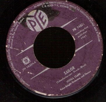 Petula Clark - Sailor - My Heart (Amor)-1961 -vinyl single - 1