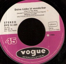 Petula Clark -Verzeih' Die Dummen Tränen (My Love)/Wunderbar SIXTIES