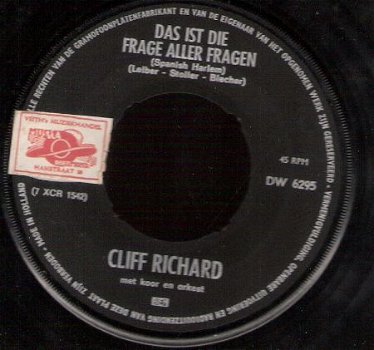 Cliff Richard – Das Its Die Frage Aller Fragen - Nur Mit Dir - 1