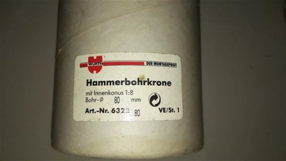 komboor wurth nieuw 80 mm - 2