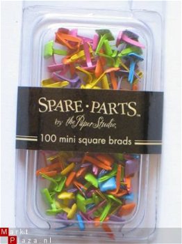 spare-parts mini square brads brights - 1