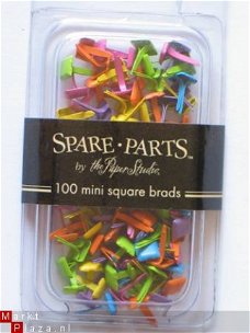 spare-parts mini square brads brights