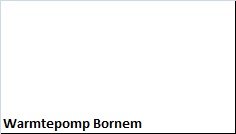 Warmtepomp Bornem - 1