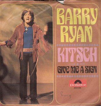 Barry Ryan - Kitsch - Give Me A Sign- FOTOHOES - - 1970 - 1