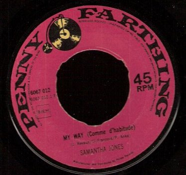 Samantha Jones -My Way -Darling Be Home Soon- jaren 60 vinyl - 1