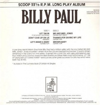 Billy Paul – Me & Mrs Jones 33 rpm EP !!! UK) Philly Soul - 2