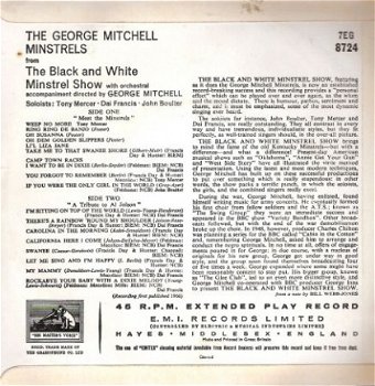 George Mitchell Minstrels - Black And White Minstrel Show EP - 2
