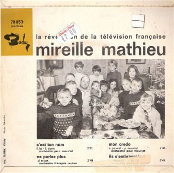 Mireille Mathieu – Pourquoi Mon Amour -EP -goede staat - 2