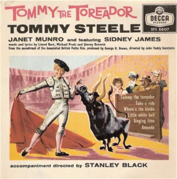 Tommy Steele – Tommy the Toreador -EP 1959- UK Rock n Roll - 1