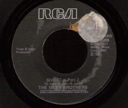 The Isley Brothers - Shout Pt 1 & Shout Pt 2 -opnamen 1959